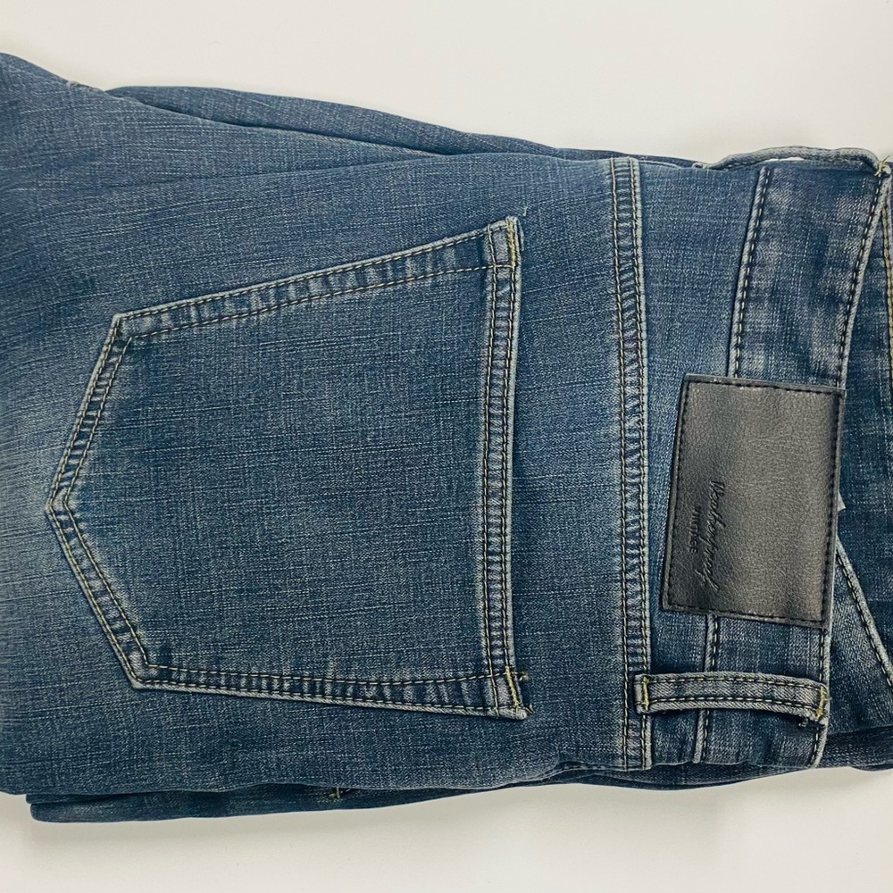 Classic Weatherproof Vintage Denim Fleece Lined Jeans in Blue